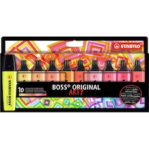 Stabilo Boss Original Arty Sıcak Renkler Işaretleme Kalem Seti 10'Lu 70/10-1-20 Çok Renkli