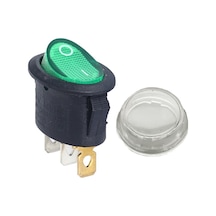 Yuvarlak Işıklı Su Geçirmez Kılıflı 3p On-off Anahtar Ic-134a