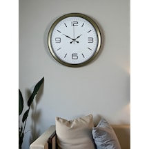 River World Duvar Saati 40 Cm Metal Eskitme Tasarımı Modern Çok Renkli 63383399