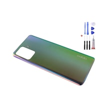 Oppo Reno 5 Lite Yeşil Arka Cam Kapak Pil Kapağı Tamir Set B7000 Set Yeşil