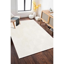 Enti Akik 8612 Krem Halı Kilim Salon Mutfak Kesme Yolluk Dokuma Krem