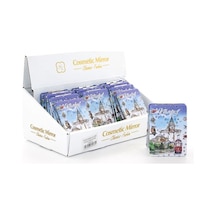 Taşlı İstanbul Tasarımı El Aynası İnce Alk2469a Renkli