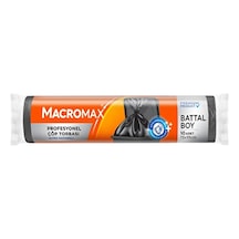 3 Adet Macromax Profesyonel Çöp Torbası Battal Boy 10'lu