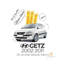 Hyundai Getz Ön Arka Silecek Seti 2002 - 2011 İnwells