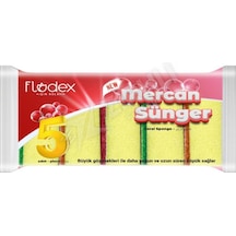 5 Adet Flodex Mercan Sünger 5'li