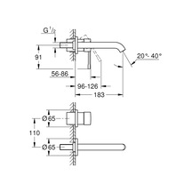 Grohe Essence İki Delikli Lavabo Bataryası M Warm Sunset - 29192d Diğer