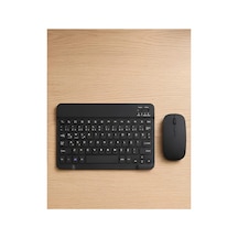 Sessiz Tuşlu Kablosuz Klavye Mouse Seti Çoklu Cihaz Uyumlu Standart