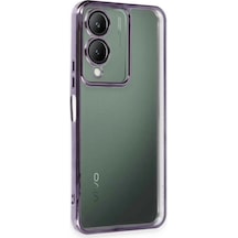 Mey İthalat Vivo Y17s Kılıf Lensli Silikon - Mor