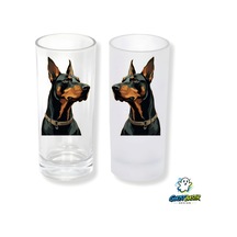 Doberman Buzlu / Buzsuz Seçenekli Rakı Bardağı 1 Adet Şık Sunum Bardağı 0277