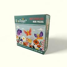 Esatoys Ahşap Butterfly Mini Puzzle 4 Yaş 54 Parça