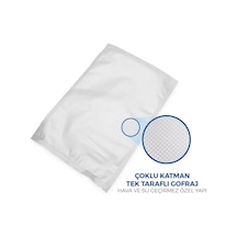 20x30 Tırtıklı 5 Kg Gofrajlı 90 Mikron Ev Tipi Gıda Vakum Poşeti Torbası Bpa İçermez