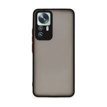 Xiaomi Mi 12t Pro Kılıf Montreal Silikon Kapak - Siyah 0.2M-Çok Renkli