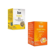 Ocean Vitamin D3 400 IU Sprey 20 ML + Ocean Vitamin C 1000 Mg 30 Tablet