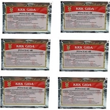Krk Gıda Kırmızı Toz Gıda Boyası 6 x 9 G