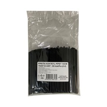 Pipetix Kokteyl Pipeti 300 Adet 14 Cm İnce Kısa Pipet - 8 Adet Tarı