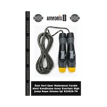 Özel Seri Spor Malzemesi Cardio Aleti Kondisyon Aracı Everlast Wgh Jump Rope Atlama İpi 833620-70 Çok Renkli