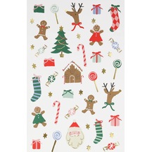 Meri Meri - Jolly Tattoo Sheet - Yeni Yıl Geçici Dövmeler 2'li