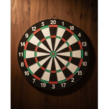 15 İnç Dart Tahtası Seti Dayanıklı Yapı 4 Metal Dart Oku - Lisinya
