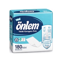 Önlem Yatak Koruyucu Örtü 60 90 Cm180 Adet