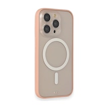 Apple Uyumlu iPhone 14 Pro Kılıf Grand Magneticsafe Kapak - Pembe Diğer