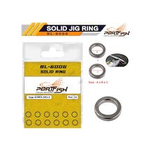 Portfish Bl-6006 Solid Jig Halkası 0.9x3,5x5.5