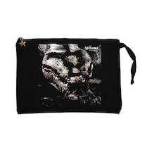 Satyricon Volcano Siyah Clutch Astarlı Cüzdan / El Çantası Siyah