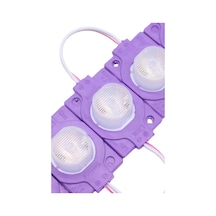 Tek Lensli Modül Led Mor 1.5w 10 Adet