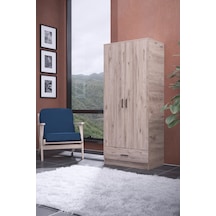 Gubimo Abete- 2 Kapılı 1 Çekmeceli Atlantik Çam Gardırop 179 x 76 x 45CM