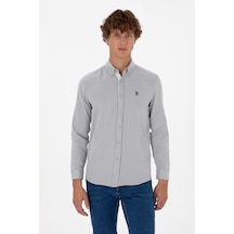 U.s. Polo Assn. Erkek Gri Gömlek Desenli 50316644-vr024 Gri