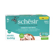 Schesir Jelly Ton Balığı Ve Çipuralı Jöle İçinde Yetişkin Kedi Konservesi Multipack 50gr X 6 Adet