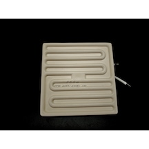Sern 122x122mm 1000w 230v Beyaz Sfe Model Düz İnfrared Seramik Isıtıcı Rezistans 1 Adet