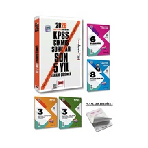 Kpss Gygk Son 5 Yıl Çıkmış Sorular Yargı Ve 4 Kitapçık Deneme Paragraf Problem Genel Yetenek Kültür