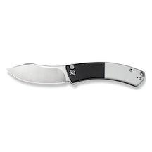 Civivi Outlaw Muk Black & White G10 Handle Black Satin Finished 14c28n Blade Kamp Çakı Siyah - Beyaz