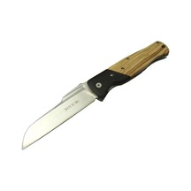 Buck Knives Bk-016zbr Kamp Çakı 23 Cm - Ahşap Saplı, Kılıflı, , Kemerllikli