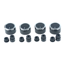 Universal Ocak Düğme Takımı - Siyah Inox 331160412