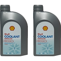 Shell Coolant Lonflife 4 Mevsimlik Kırmızı Antifriz 1 L (2 Adet)