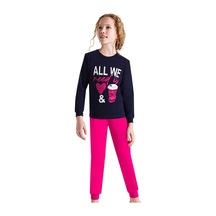 Ersoy 741u Kız Çocuk Uzun Kollu Pijama Takımı-siyah Siyah