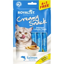 Creamy Snack Salmon Hairball Somonlu Tüy Yumağı Kontrol Ödül Maması 5x15 Gr