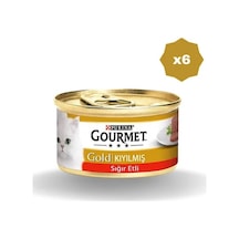 Felix Gourment Gold Kıyılmış Sığır Etli 85 Gr - 6 Adet