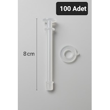 Upeka Gözlük Stand Burunluk Gözlük Askılığı Boy 8 Cm 100 Adet Beyaz