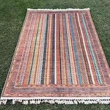 Tuğra Halı Şal 10630 Fırsat Etnik Desenli Modern Kilim