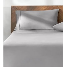 %100 Pamuk 2&apos Li Yastık Kılıfı 50x70 Cm Gri 50 x 22