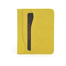 Ziya, Unisex Hakiki Deri Kartlık 1539852z02 Sarı 1539852z02 530 Sarı