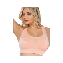 Emay 4027 Bayan Seamless Pedli Toparlayıcı Sporcu Büstiyer Sütyen