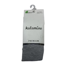 Melonika Katamino Liva Bebek Bambu Külotlu Çorap K36000 Gri Çok Renkli