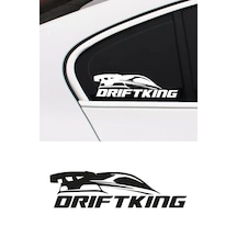 Drift King Sticker, Oto Sticker, Modifiye Sticker 25x6,5 Cm