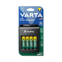 Varta Şarj Cihazı 57687 Lcd Plug 4xaa 2600 Mah