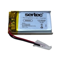 Sertec 502030 3.7v 250 Mah Li-polymer Pil Devreli/1.5a