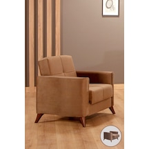 Modalife Star Berjer Yataklı Kahve