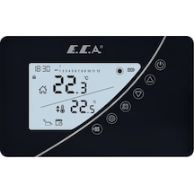 E.c.a Poly Touch 400b Kablosuz Oda Termostatı Siyah 7006903006